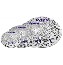KingDo LISTEN SET 14«+16»+18«+20» SILVER комплект тарелок, специальный сплав, medium