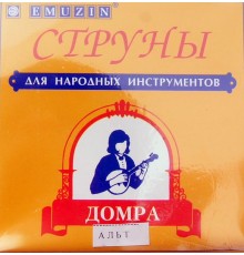 Emuzin ДА Комплект струн для домры альт (Эмузин)