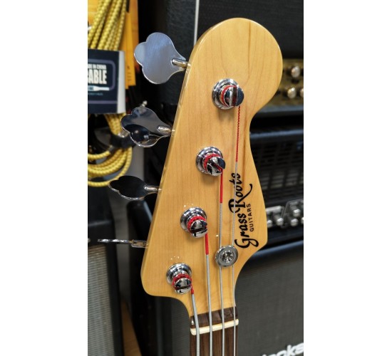 Grass Roots G-PB Precision Bass бас-гитара, цвет черный, Корея USED