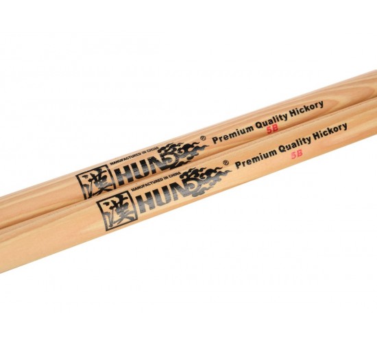 HUN 10101001020 Natural Series 5B Барабанные палочки, орех гикори, деревянный наконечник