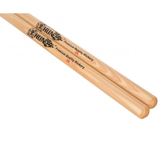 HUN 10101001020 Natural Series 5B Барабанные палочки, орех гикори, деревянный наконечник