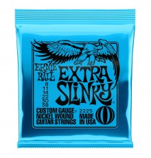 Ernie Ball 2225 струны для эл.гитары Nickel Wound Extra Slinky (8-11-14-22w-30-38)