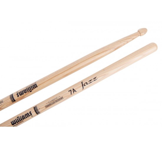 Williams DS-WST-7A барабанные палочки, серия Standard, материал гикори, размер 7A