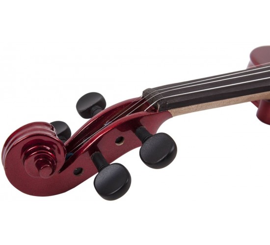 Stagg EVN 4/4 MRD Электроскрипка 4/4, цвет красный металлик