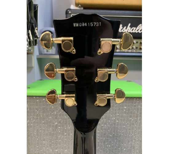 Grass Roots Les Paul Custom электрогитара, цвет черный Корея USED