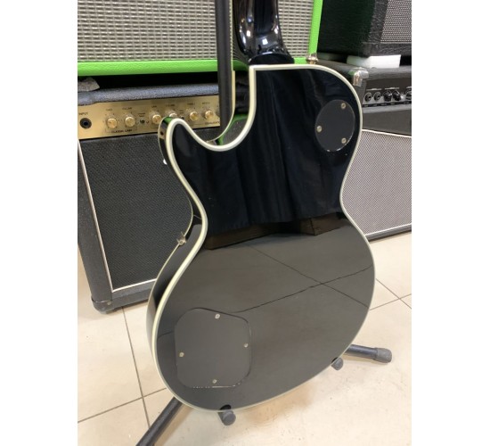 Grass Roots Les Paul Custom электрогитара, цвет черный Корея USED