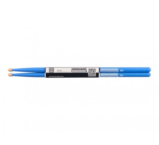 HUN 10103003 Colored Series QI 5A BLUE Барабанные палочки, орех гикори, синие