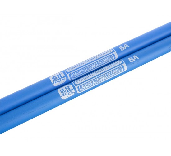 HUN 10103003 Colored Series QI 5A BLUE Барабанные палочки, орех гикори, синие