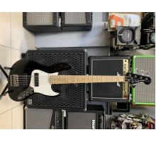 Fender Squier Contemporary Active Jazz Bass V HH бас-гитара, цвет черный (Б/У, сер.№ ICS18149008)