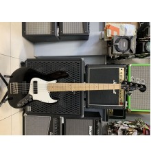 Fender Squier Contemporary Active Jazz Bass V HH бас-гитара, цвет черный (Б/У, сер.№ ICS18149008)