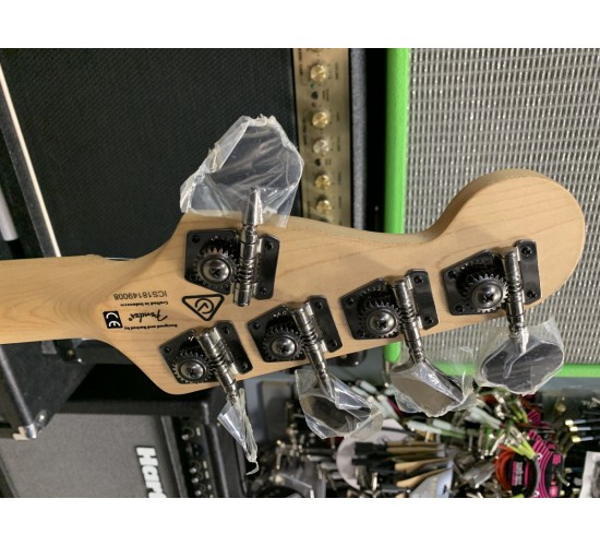 Fender Squier Contemporary Active Jazz Bass V HH бас-гитара, цвет черный (Б/У, сер.№ ICS18149008)