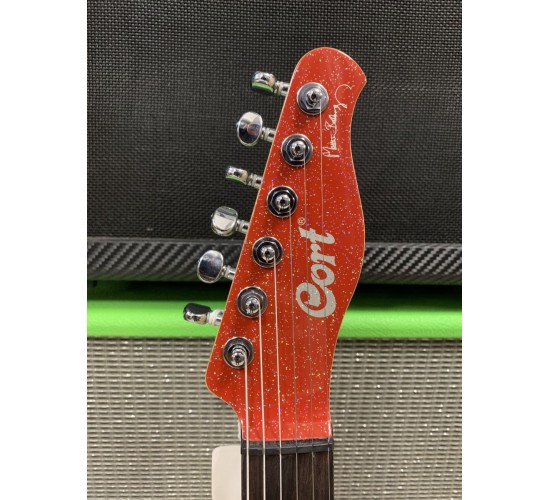Cort MBC-1 RS электрогитара, модель Matt Belami MUSE, цвет Red Sparkle, выставочный образец