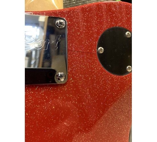 Cort MBC-1 RS электрогитара, модель Matt Belami MUSE, цвет Red Sparkle, выставочный образец
