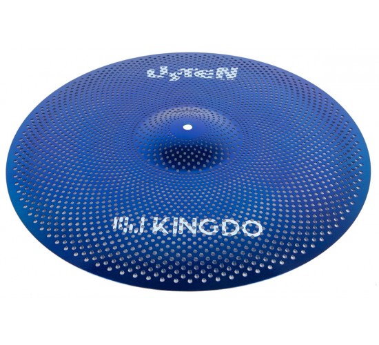 KingDo LISTEN SET 14«+16»+20" BLUE Комплект бесшумных барабанных сетчатых тарелок KingDo