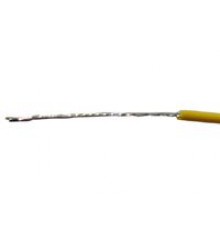 Провод для распайки одножильный стандарт 26AWG, изоляция пвх, желтый