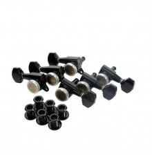 Gotoh SG381-MG-T-07-B-(L3+R3) колки локовые, ручной зажим, 3+3, черный