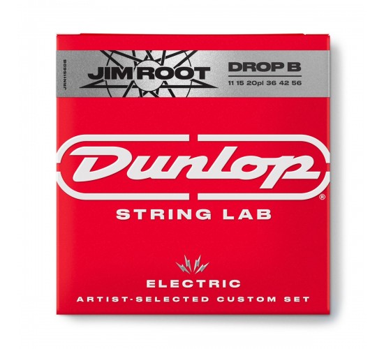 Dunlop JRN1156DB Jim Root струны для электрогитары DROP B, 11-56