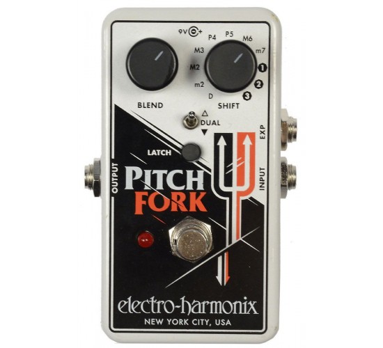 Electro-Harmonix Pitch Fork Гитарная педаль полифонический питч шифтер, октавер, гармонайзер