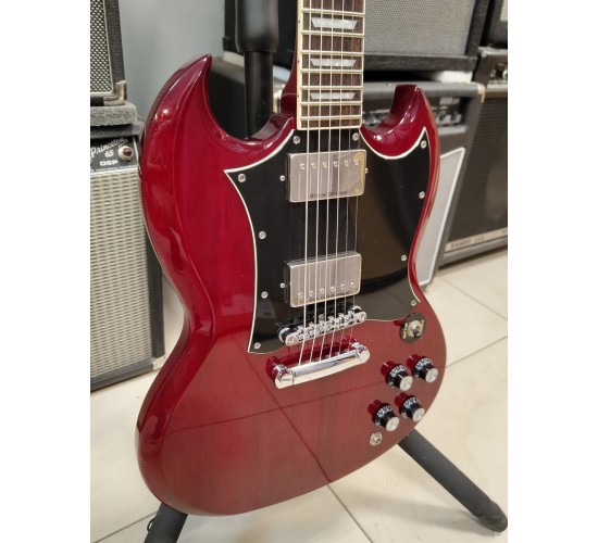 Grass Roots G-SG-55L электрогитара SG Standard, цвет красный, Корея 2009 USED