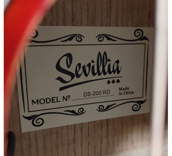 Sevillia DS-200 RD TA трансакустическая гитара
