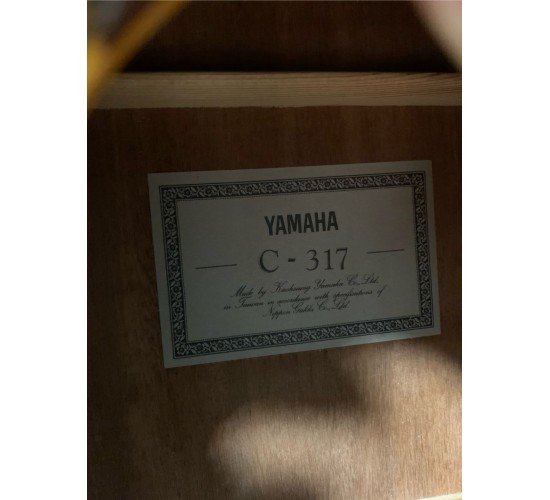 Yamaha C-317 классическая гитара, Тайвань 1980-е USED