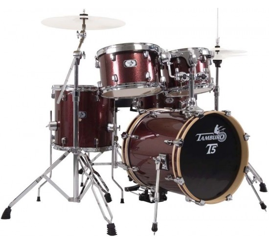 Tamburo T5NCR22RSSK Ударная установка, цвет Red Sparkle (красный блестящий)