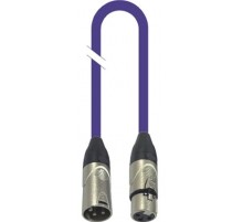 Force FMC-05/10 VT Шнур микрофонный XLR (F) - XLR(M) , длина 10 метров, цвет фиолетовый