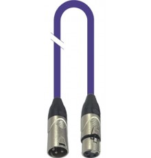 Force FMC-05/10 VT Шнур микрофонный XLR (F) - XLR(M) , длина 10 метров, цвет фиолетовый