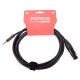 Force FLC-06/3 аудио шнур, мини стерео Jack 1/4 - XLR (F) мама, 3 метра