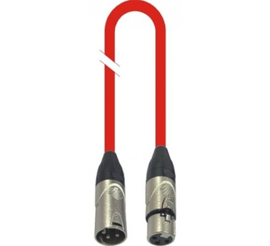 Force FMC-05/3 RD Шнур микрофонный XLR (F) - XLR (M), цвет красный