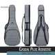 Bag&Music BM1184 Acoustic Casual Plus Чехол для акустической гитары, лёгкий, цвет платиновый