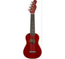Fender Venice-CH укулеле сопрано, цвет вишневый
