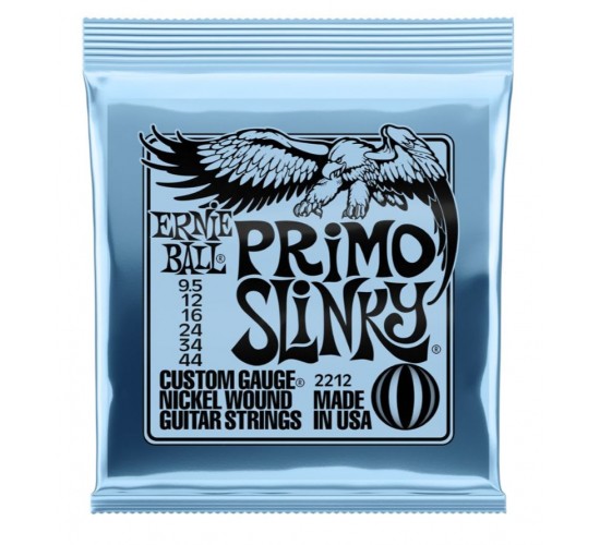 Ernie Ball 2212 струны для эл.гитары Nickel Wound Primo (9.5-12-16-24-34-44)