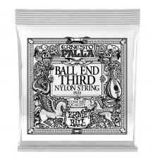 Ernie Ball 1523 3я струна для классической гитары. Черный нейлон, шариковый оконечник, калибр .040