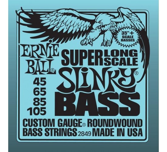Ernie Ball 2849 Nickel Wound Bass SLS Slinky комплект струн для бас-гитары 45-105