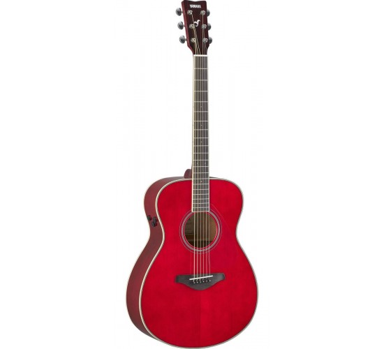 Yamaha FS-TA Ruby Red трансакустическая гитара, концертная
