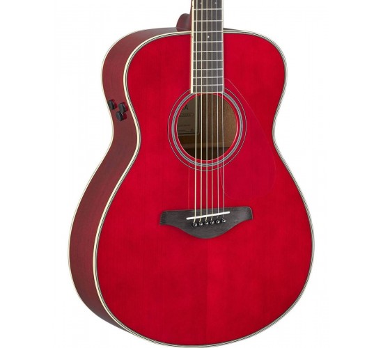 Yamaha FS-TA Ruby Red трансакустическая гитара, концертная