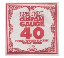 Ernie Ball 1140 струна для электро и акустических гитар. Никель, в оплётке, калибр .040