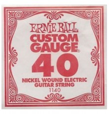 Ernie Ball 1140 струна для электро и акустических гитар. Никель, в оплётке, калибр .040