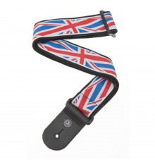 Planet Waves 50A11 Тканный ремень для гитары, рисунок «Union Jack»