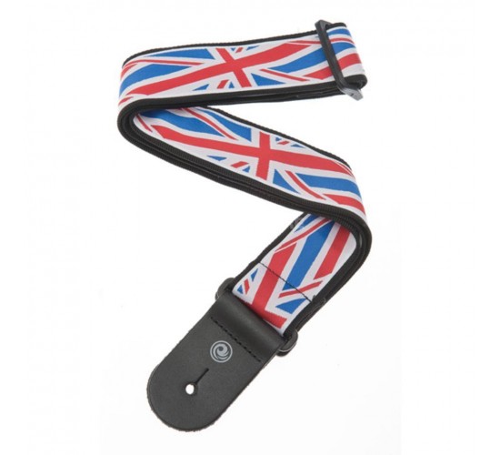 Planet Waves 50A11 Тканный ремень для гитары, рисунок «Union Jack»
