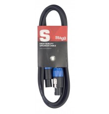 Stagg SSP10SS15 профессиональный колоночный шнур SPK-SPK для акустических систем, длина 10 метров