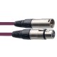Stagg SMC3 CPP микрофонный шнур, xlr-xlr, длина 3 метра, цвет фиолетовый