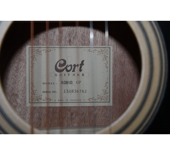 Cort AD810 OP акустическаягитара,корпусдредноут, цветOpenPore
