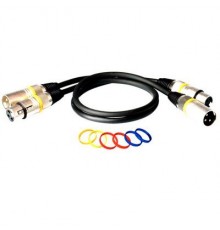 Rockcable RCL30353 D6 Микрофонный кабель XLR(М) XLR( F) 3 метра. Металл. корп.