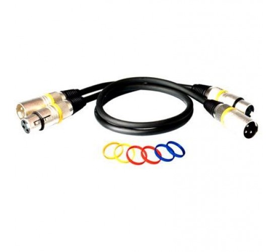 Rockcable RCL30353 D6 Микрофонный кабель XLR(М) XLR( F) 3 метра. Металл. корп.