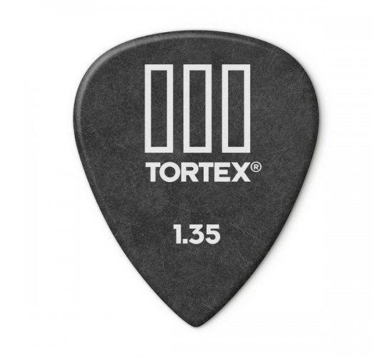 Dunlop Tortex III Медиатор, толщина 1,35мм