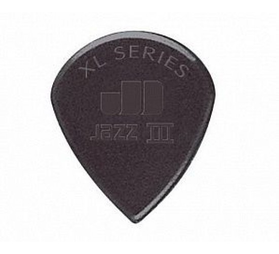 Dunlop Nylon Jazz III XL Медиатор, 1,38мм, черные