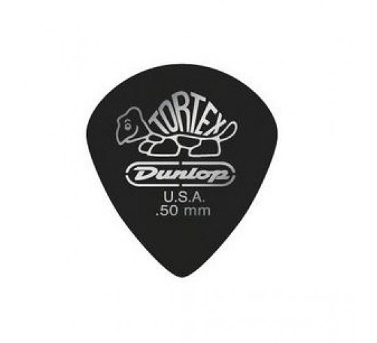 Dunlop Tortex Pitch Black Jazz III Медиатор, толщина 0,50мм