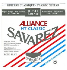 Savarez 540ARJ Alliance HT Classic Red/ Blue medium-high tension струны для кл. гитары карбон